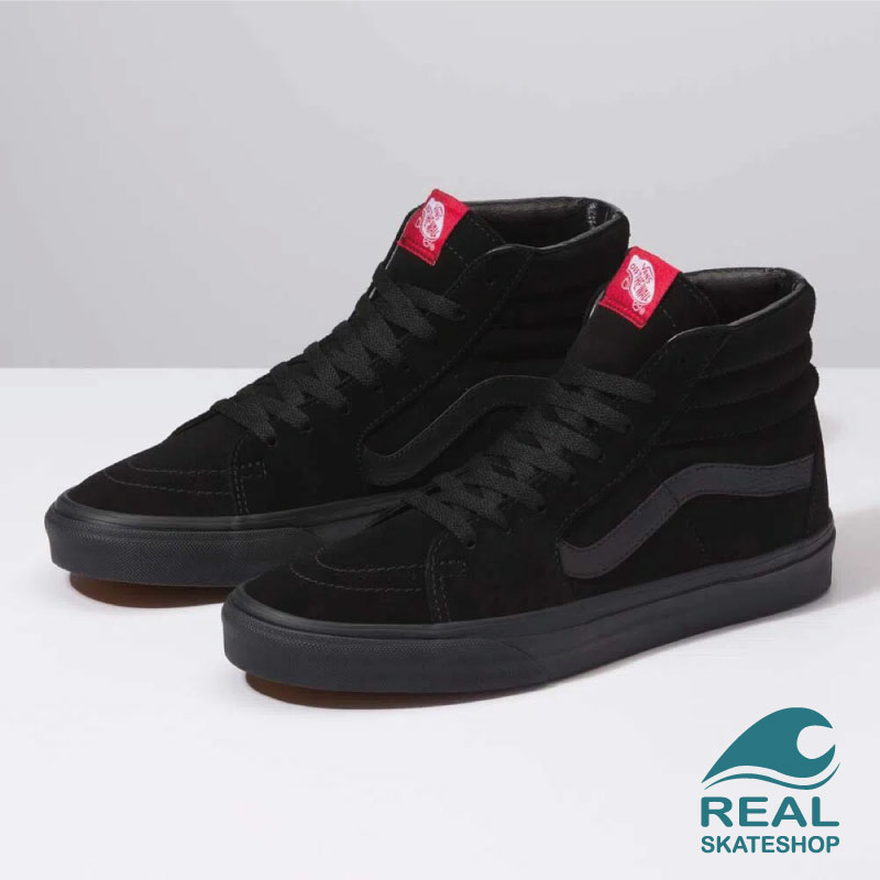 Vans preto deals salto